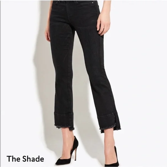 AYR The Shade Straight Crop Step Hem Jeans in Chill Uniform